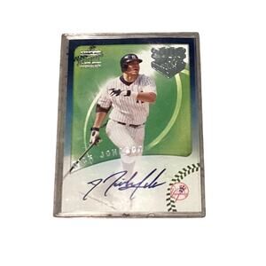 2002 Topps Opening Day NICK JOHNSON ODA-NJ Autograph Issue MLB BASEBALL CARD